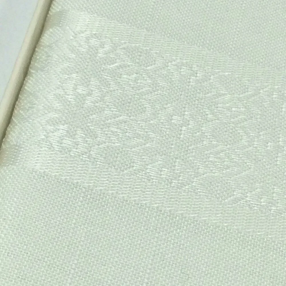Vintage Home Beautiful Linen Vickie FMS Bros White Tablecloth 54x72 New